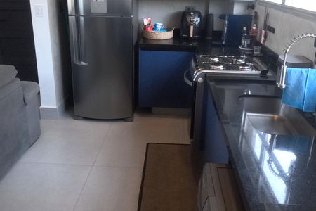 Cozinha Americana de kitnet/studio para alugar com 1 quarto, 45m² em José Menino, Santos