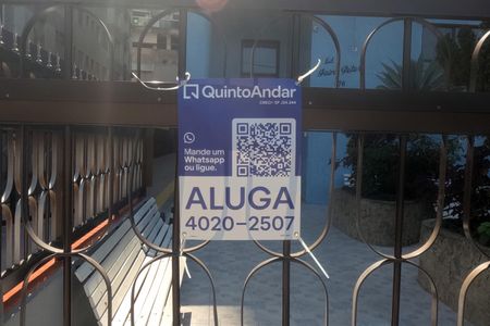 Studio para alugar com 45m², 1 quarto e 1 vagaFachada | Adesivo/Placa Quintoandar instalado 