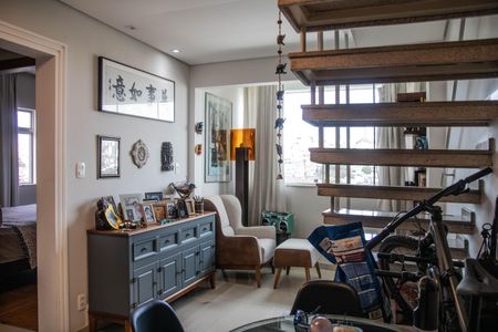 Sala de apartamento para alugar com 2 quartos, 130m² em Nova Granada, Belo Horizonte