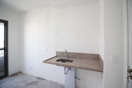 Cozinha de apartamento à venda com 1 quarto, 24m² em Vila Nova Conceição, São Paulo
