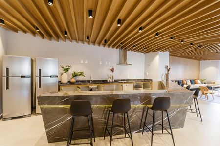 Apartamento à venda com 24m², 1 quarto e sem vaga Apartamento à venda com 24m², 1 quarto e sem vagaÁrea comum - Salão de festas