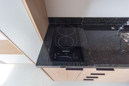 Apartamento para alugar com 30m², 1 quarto e sem vagaDetalhe - Cozinha