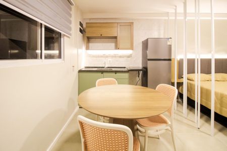 Studio à venda com 25m², 1 quarto e sem vagaSala/Cozinha/Quarto