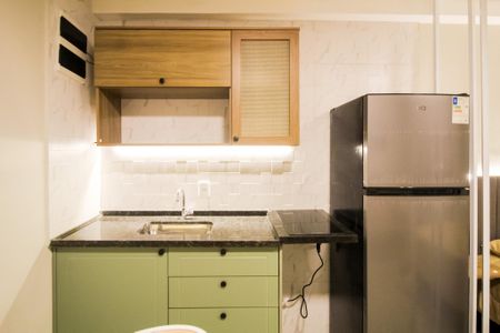 Studio à venda com 25m², 1 quarto e sem vagaSala/Cozinha/Quarto