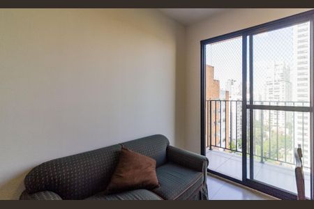 Sala de apartamento para alugar com 1 quarto, 29m² em Campo Belo, São Paulo