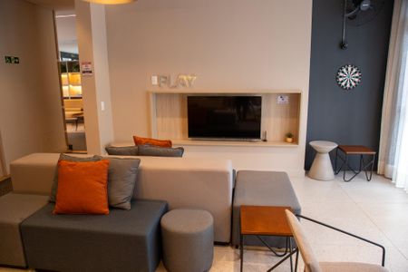Apartamento para alugar com 29m², 1 quarto e sem vagaSalão de jogos