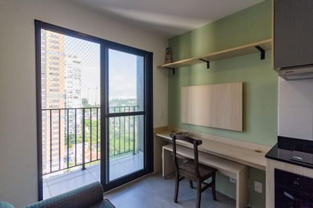 Sala de apartamento para alugar com 1 quarto, 29m² em Campo Belo, São Paulo