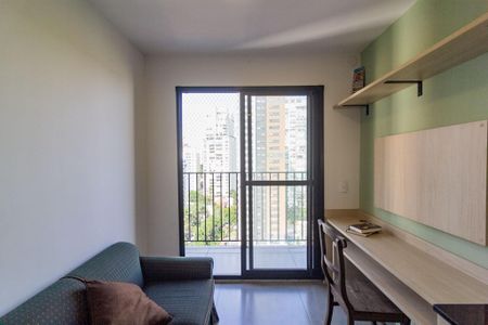 Sala de apartamento para alugar com 1 quarto, 29m² em Campo Belo, São Paulo