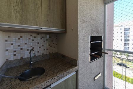Varanda gourmet de apartamento à venda com 3 quartos, 77m² em Jardim São Vicente, Campinas