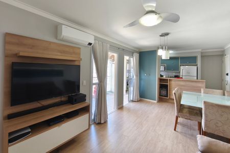 Sala de apartamento à venda com 3 quartos, 77m² em Jardim São Vicente, Campinas