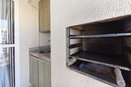 Varanda gourmet de apartamento à venda com 3 quartos, 77m² em Jardim São Vicente, Campinas