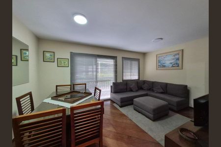 Sala de apartamento para alugar com 3 quartos, 110m² em Indianópolis, São Paulo
