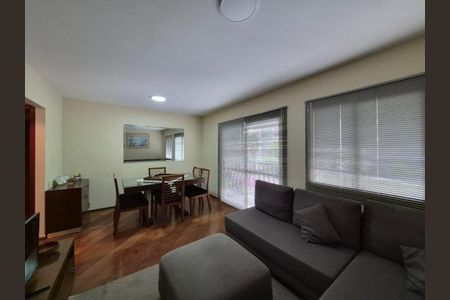 Sala de apartamento para alugar com 3 quartos, 110m² em Indianópolis, São Paulo