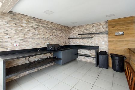 Área comum - Churrasqueira de apartamento para alugar com 3 quartos, 115m² em Nova Mirim, Praia Grande