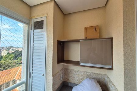 Varanda da Sala  de apartamento para alugar com 2 quartos, 80m² em Ponte Preta, Campinas