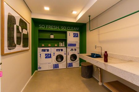 Apartamento para alugar com 27m², 1 quarto e sem vaga Apartamento para alugar com 27m², 1 quarto e sem vagaÁrea comum - Lavanderia