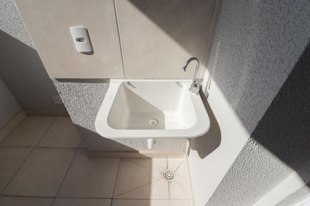 Área de Serviço e varanda de apartamento à venda com 2 quartos, 37m² em Parada Inglesa, São Paulo