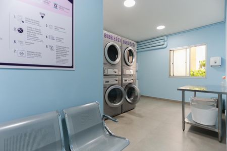 Apartamento para alugar com 47m², 2 quartos e 1 vaga Apartamento para alugar com 47m², 2 quartos e 1 vagaÁrea comum - Lavanderia