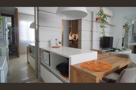 Apartamento para alugar com 79m², 2 quartos e sem vagaCozinha e sala 