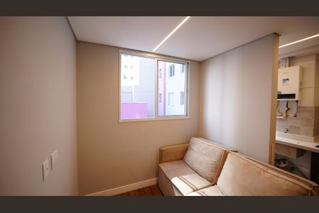 Sala de apartamento à venda com 2 quartos, 40m² em Jardim, Santo André