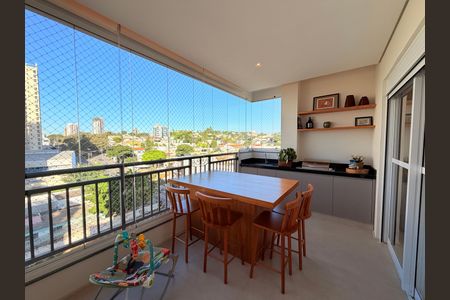 Sacada de apartamento à venda com 3 quartos, 160m² em Parque do Colégio, Jundiaí