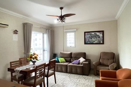 Sala de apartamento para alugar com 2 quartos, 83m² em Aparecida, Santos