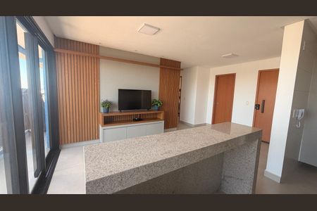 Sala de apartamento para alugar com 3 quartos, 83m² em Parque Amazonia, Goiânia
