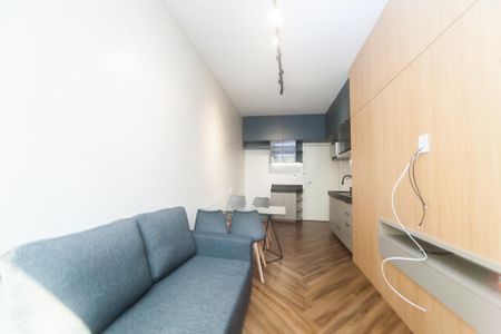 Sala de TV de kitnet/studio para alugar com 1 quarto, 35m² em Vila da Serra, Nova Lima