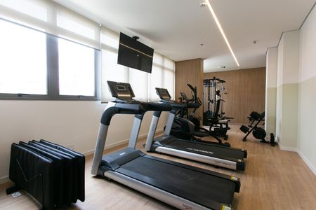 Studio para alugar com 26m², 1 quarto e sem vaga Studio para alugar com 26m², 1 quarto e sem vagaÁrea comum - Academia