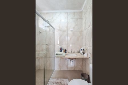 Banheiro da Suíte de casa à venda com 3 quartos, 200m² em Paulicéia, São Bernardo do Campo
