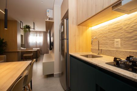 Studio para alugar com 34m², 1 quarto e 1 vagaCozinha