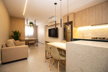 Studio para alugar com 34m², 1 quarto e 1 vagaHall