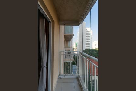 Studio para alugar com 28m², 1 quarto e sem vagaVaranda