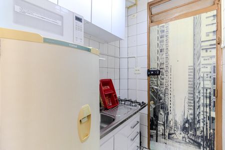 Cozinha de kitnet/studio para alugar com 1 quarto, 32m² em Centro Histórico de São Paulo, São Paulo
