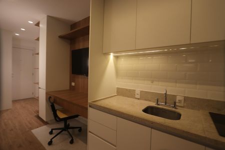 Studio à venda com 55m², 1 quarto e sem vagaCozinha