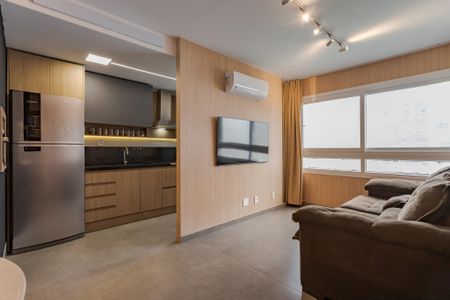 Sala de apartamento para alugar com 2 quartos, 56m² em São Sebastião, Porto Alegre