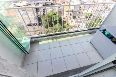 Varanda da Sala de apartamento à venda com 2 quartos, 52m² em Itaquera, São Paulo