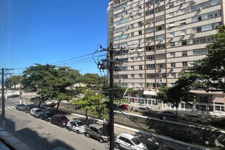 Vista da Sala de apartamento para alugar com 3 quartos, 130m² em Campo Grande, Santos
