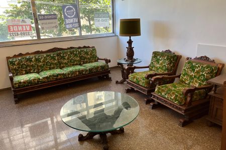 Sala de apartamento para alugar com 3 quartos, 130m² em Campo Grande, Santos