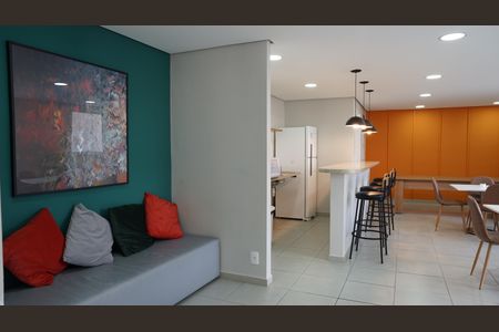 Apartamento para alugar com 47m², 2 quartos e 1 vagaÁrea comum - Salão de festas