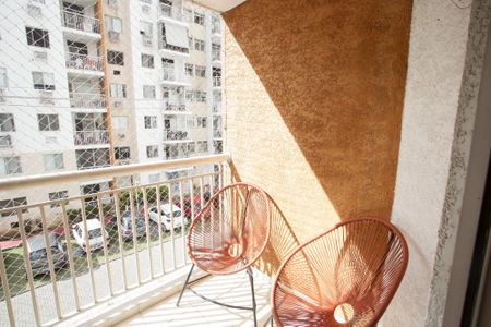 Varanda da Sala de apartamento à venda com 2 quartos, 49m² em Anil, Rio de Janeiro