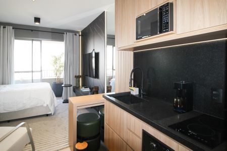 Studio à venda com 32m², 1 quarto e sem vaga Studio à venda com 32m², 1 quarto e sem vagaCozinha