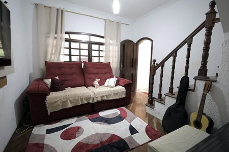 Sala de casa à venda com 3 quartos, 125m² em Parque Gerassi, Santo André