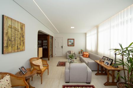 SALA de apartamento à venda com 4 quartos, 170m² em Serra, Belo Horizonte
