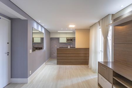 Sala  de apartamento à venda com 2 quartos, 50m² em Piraporinha, Diadema