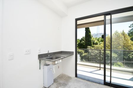Studio à venda com 29m², 1 quarto e 1 vagacozinha