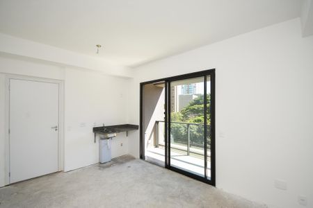 Quarto sala studio de kitnet/studio à venda com 1 quarto, 29m² em Pinheiros, São Paulo