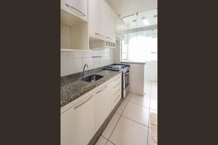 Cozinha de apartamento para alugar com 2 quartos, 66m² em Jardim Santiago, Indaiatuba