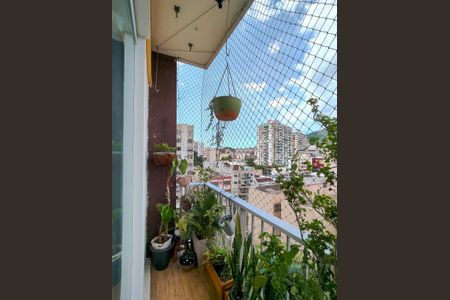 Varanda da Sala de apartamento à venda com 2 quartos, 58m² em Tijuca, Rio de Janeiro