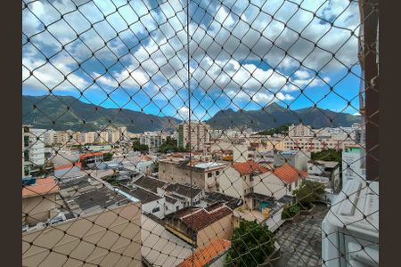 Vista da Sala de apartamento à venda com 2 quartos, 58m² em Tijuca, Rio de Janeiro